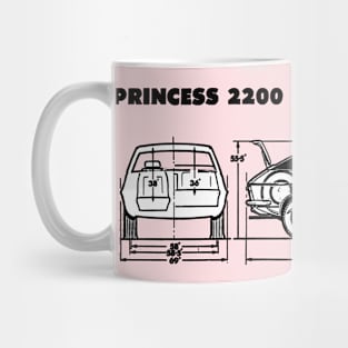 PRINCESS 2200 HLS - road test data and dimensions Mug